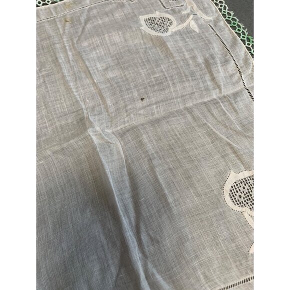 Vintage Handkerchief Collection Mix of Floral Patterns & Embroidered Designs - Picture 5 of 13